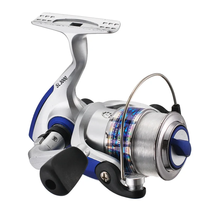 ABS Plastic Body Fishing Reels G-Ratio 5.5:1 Bait Folding Rocker Spinning Wheel Fishing Reel Carpa Molinete De Pesca