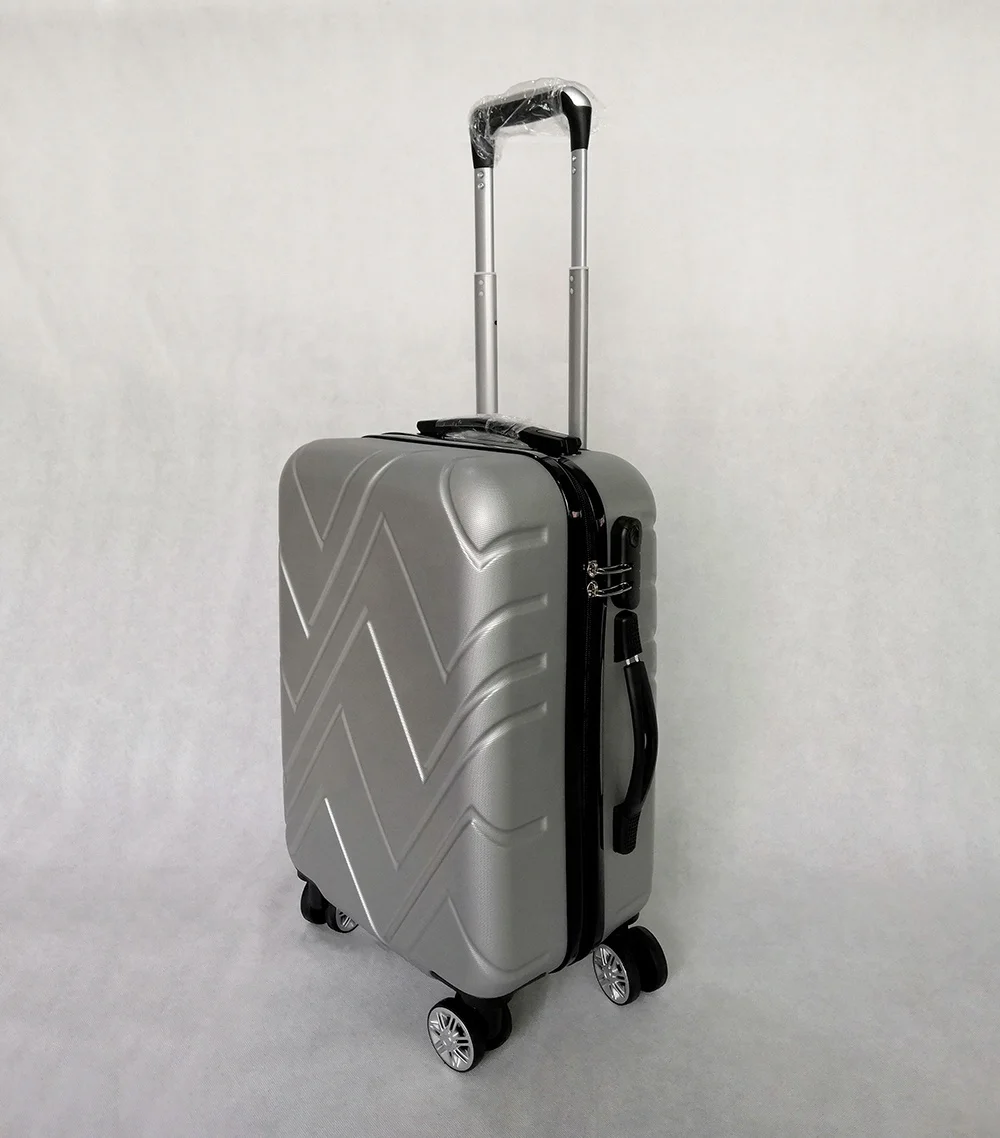 Lady decorative 4 wheel hard suitcase stock luggage for children