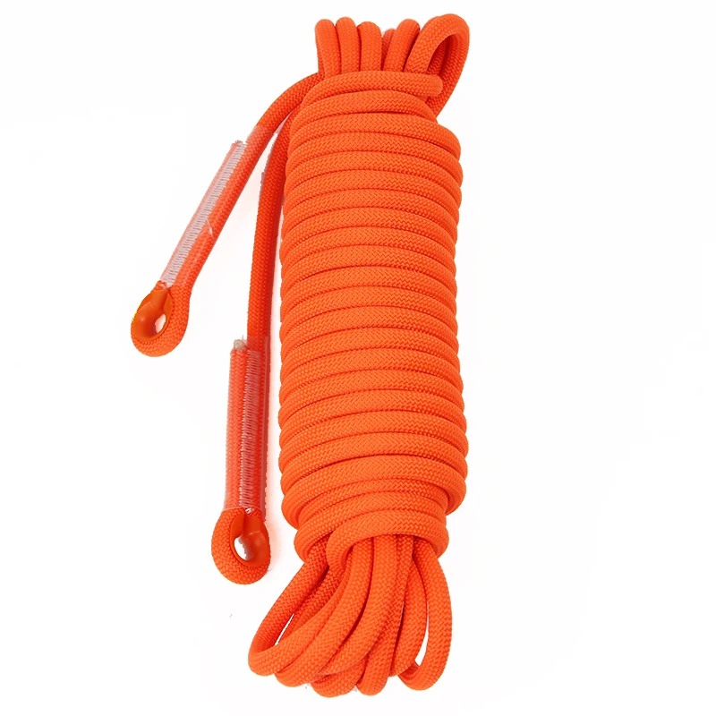 8mm 9mm 10mm 10.5mm 11mm 12mm 14mm static mountain rock climbing rope / nylon material climbing rope