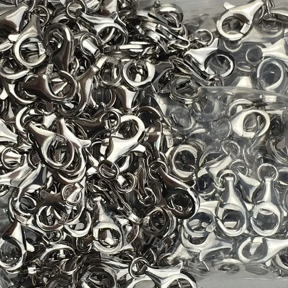 Wholesale Lobster Clasps, 925 sterling silver Clasp #16,