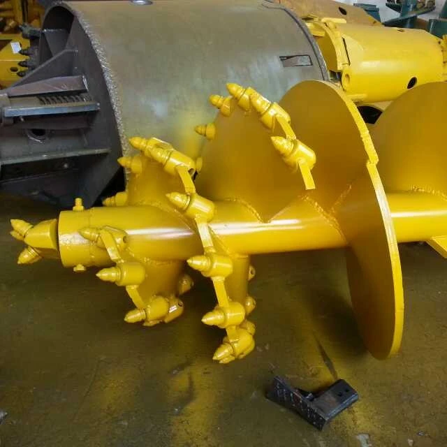 Drilling auger bucket basic construction