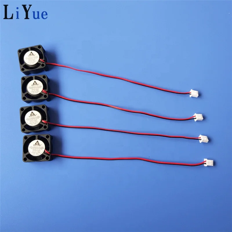 25*25*10mm 2Pin 150mm Dual Ball Bearing 2510 Fan 1600RPM DC 5V 12V 24V Cooling Fan