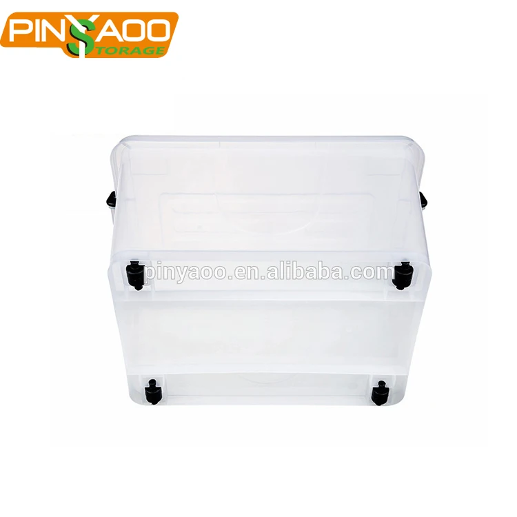 2022 Eco-friendly new product 13 L plastic storage baskets with lids and handles