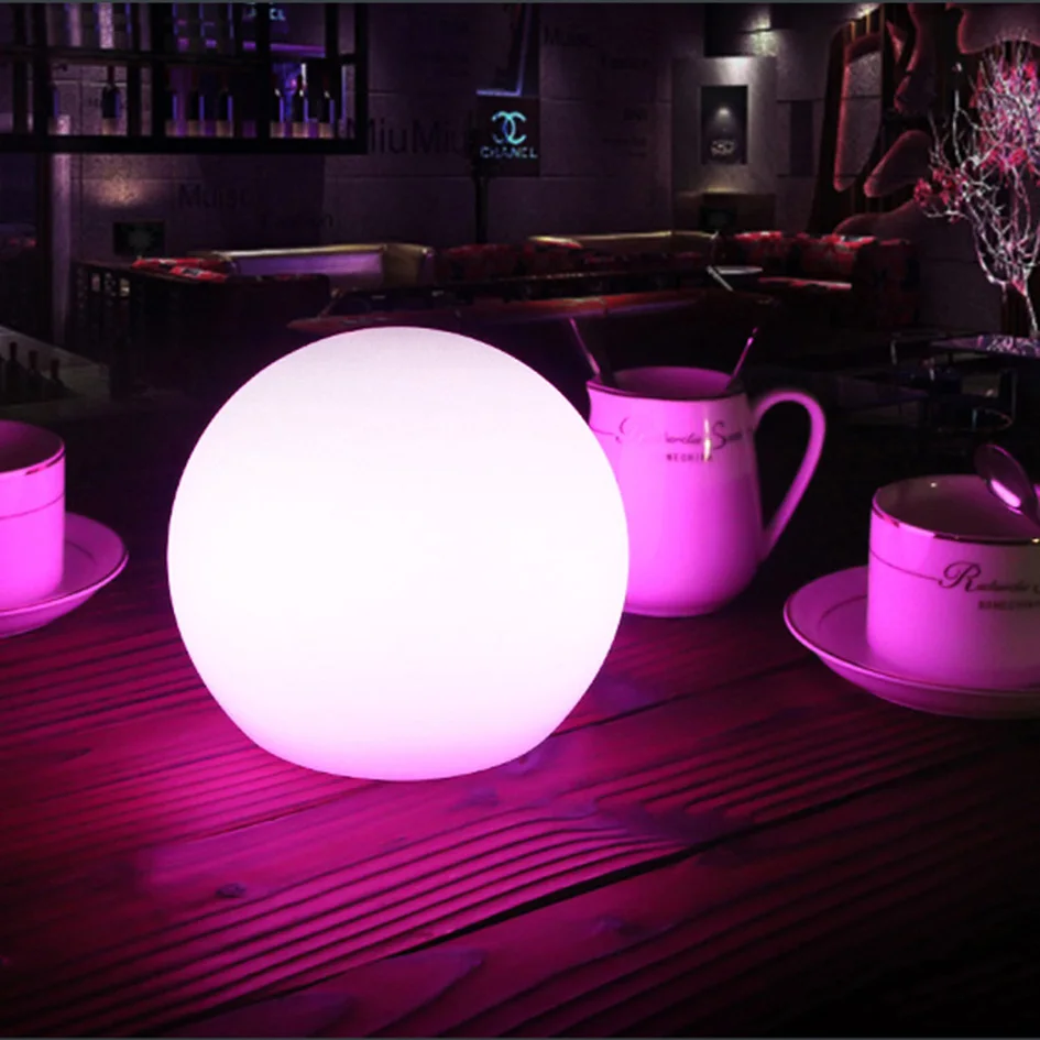 wireless control waterproof led light ball led spheres