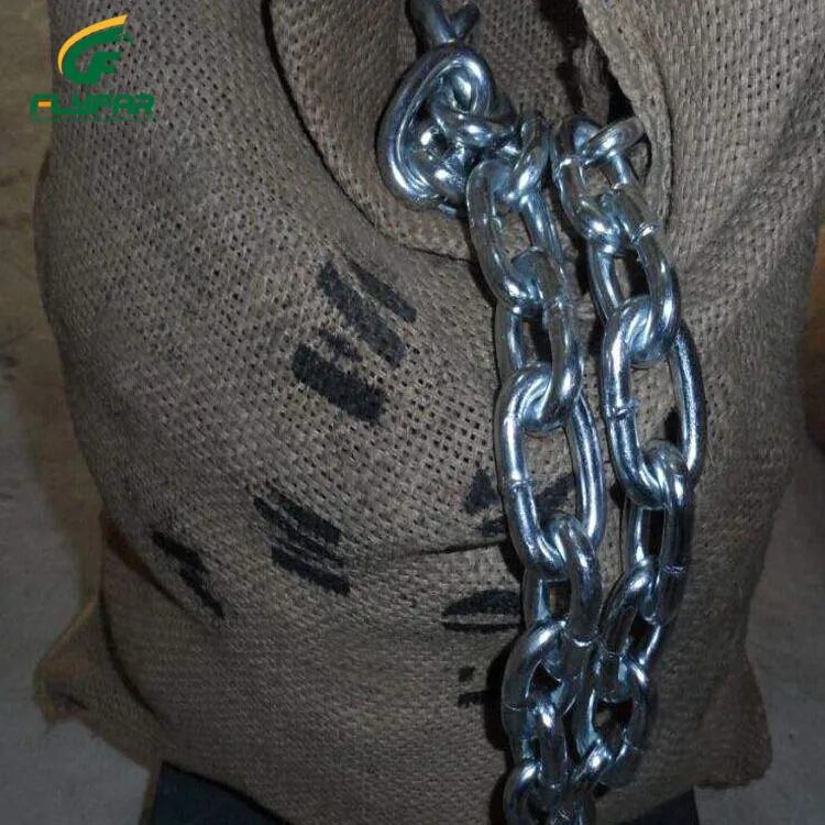 Galvanized Iron Steel Short Link Chain DIN763 DIN766 DIN764 Standard Chain