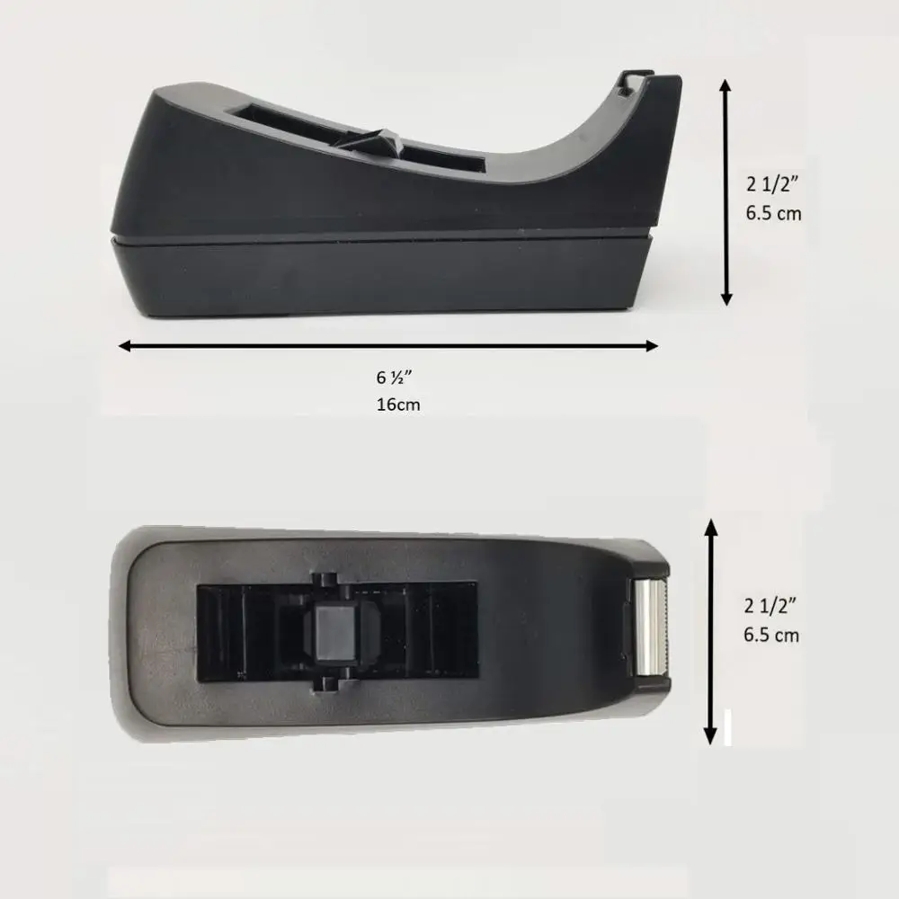 Desktop packing tape dispenser