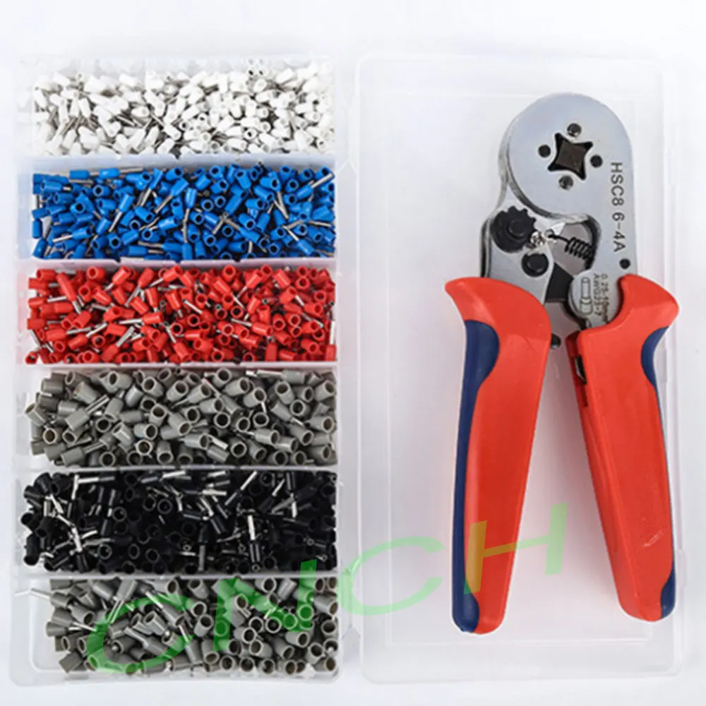 HSC8 6-4A AWG23-7 Клещи для зачистки проводов самостоятельной настройки обжимные плоскогубцы зажимные 0 25-10 мм провод кабель трубки терминалы многофункциональные ручные