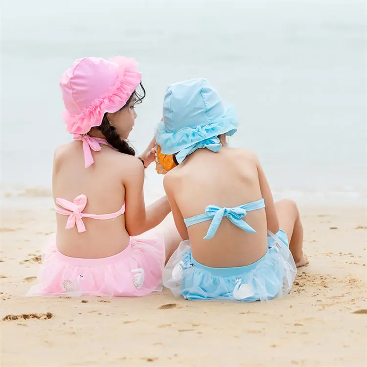 2019 Новые Горячие Маленькие девочки милые сексуальные дети бикини купальники костюм