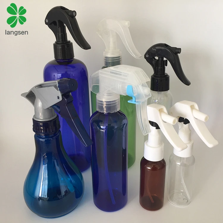 Empty plastic trigger spray bottles 10ml 15ml 20ml 30ml 40ml 50ml 60ml 80ml 100ml 120ml 150ml 200ml 250ml 300ml 500ml 1000ml