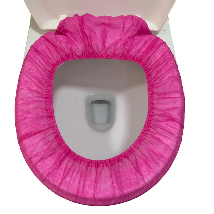 
soft waterproof non-woven disposable toilet seat cover travel for bathroom 