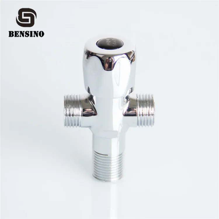 3-ходовой латунный угловой клапан для впускного отверстия для унитаза 1/2 дюйма