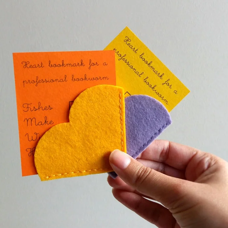 Горячая Распродажа детская Корейская книга фетровая Закладка с пользовательским цветом