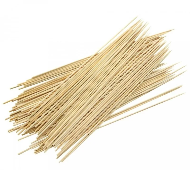 free sample round bamboo bbq skewer and stick