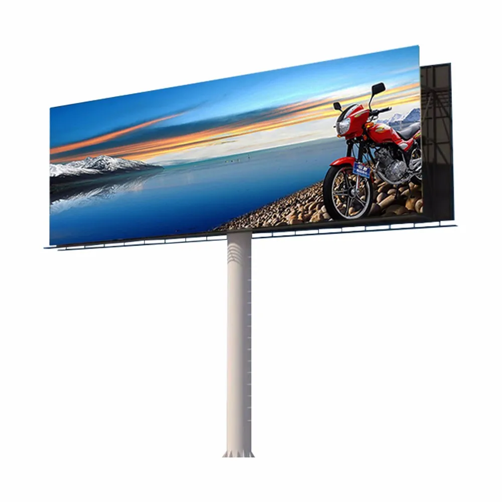 Outdoor advertising signs billboard double sided led display board