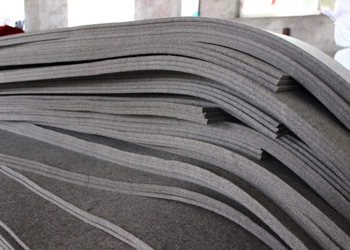 Промышленная серая войлочная ткань, войлочная ткань, 10 мм шерстяная войлочная ткань