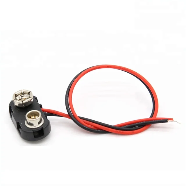 T-type and I-type 9V Snap Battery Clip Connector