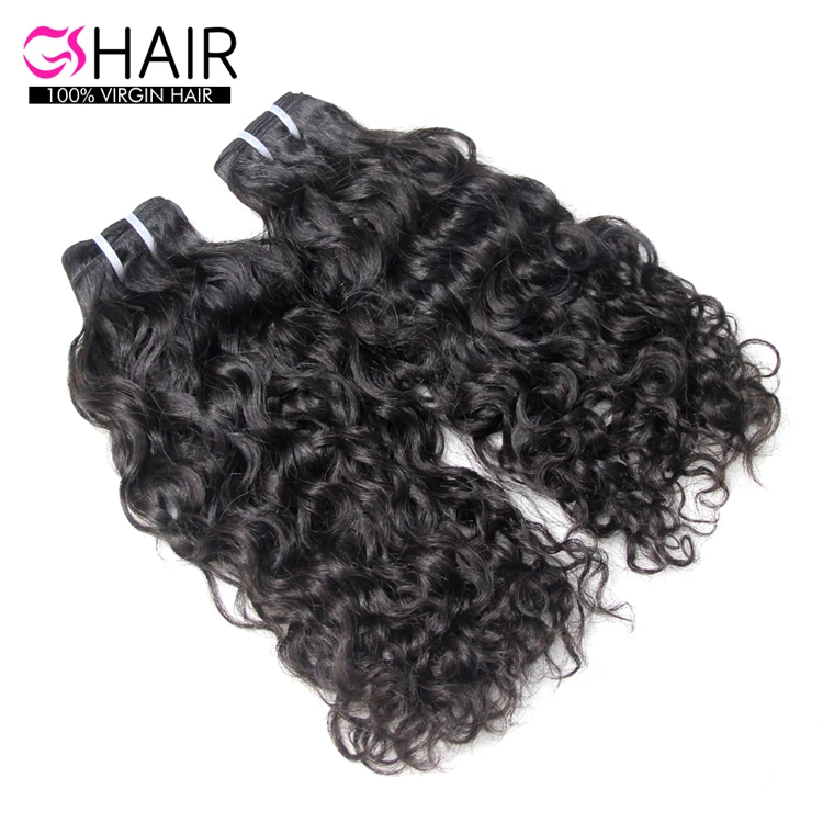 GS Wholesale Water Wave Hair Extension Bundles,Free Sample Wavy Bundles For Black Women,Water Wave Brazilian Human Hair Bundles