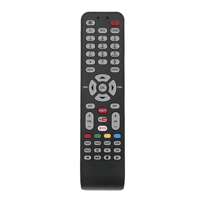 New 06-519W49-D001X Remote Control Unit fits for for TCL smart tv with NETFLIX and YouTube function