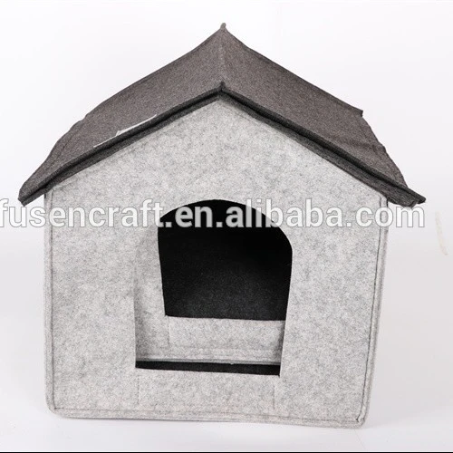 Handmade felt product animal cages luxury pet carrier pet house dog and cat bed pet houses