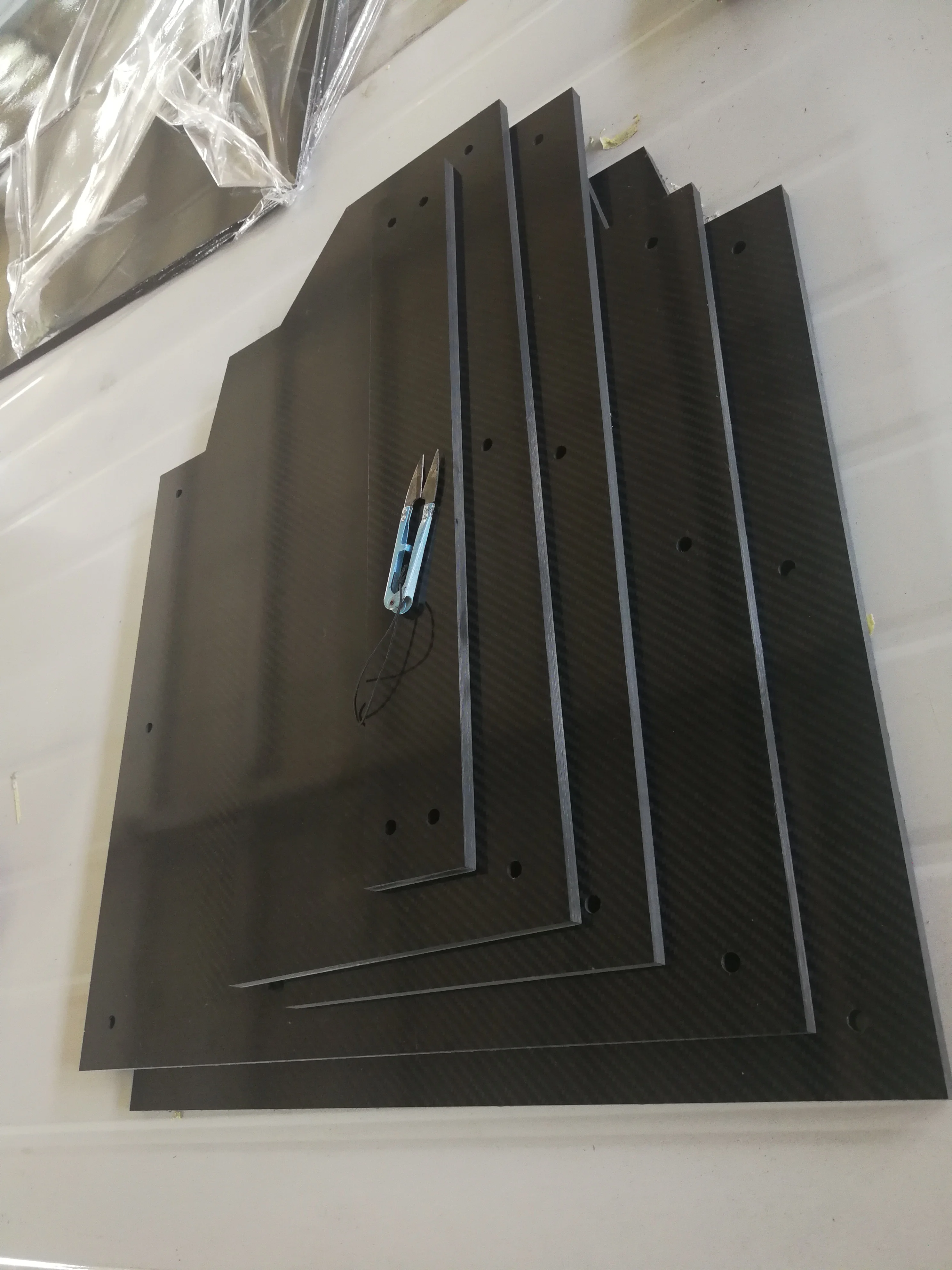 3K twill plain cnc custom machining forged carbon fiber plate carbon fibre sheet