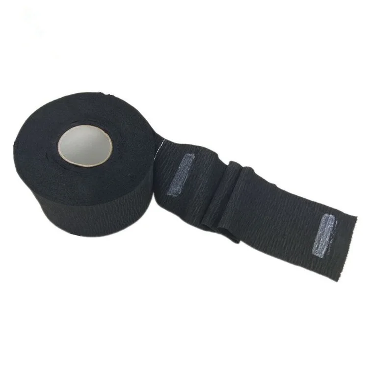 Cheap Price Disposable Barber Hairdressing Black Neck Paper for Salon
