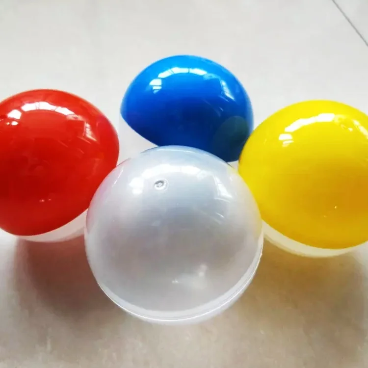Cheap Small Toy vending machine empty plastic ball egg color capsules