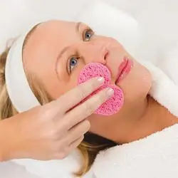 
Hot Selling Facial Cleaning Cellulose Sponge Heart Shaped Compressed Cellulose Facial Sponge 