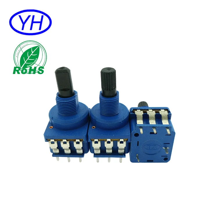 OEM линейные управления 16 мм 5 К 10 К b10k 360 поворотного потенциометра