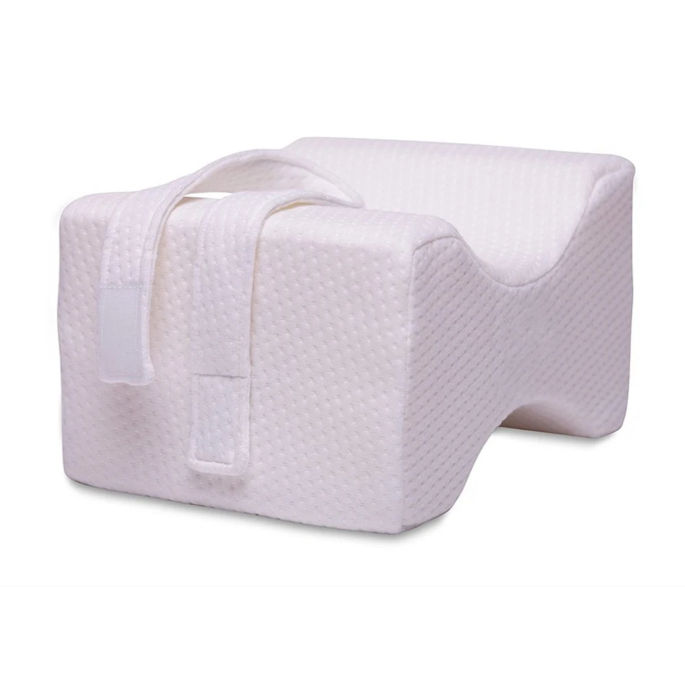 Orthopedic Knee Pillow Memory Foam Relief the Back Pain, Leg Pain, Pregnancy Memory Foam Wedge Contour