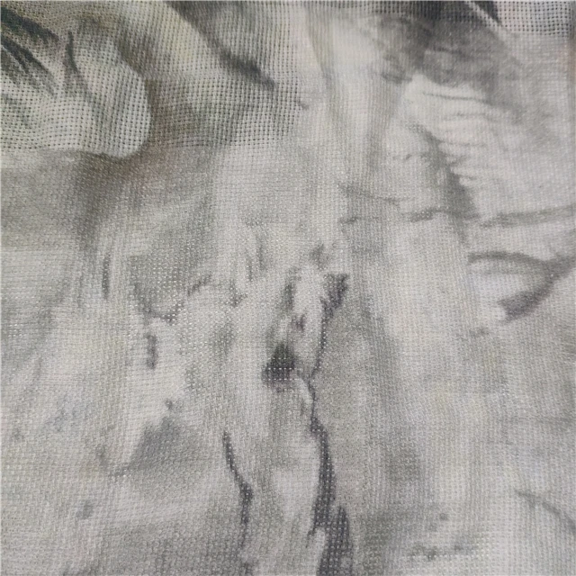 custom Lightweight Pattern Accepted Organic Linen Women Fabrics Pure 100% Linen Printed Breathable gold stonewash linen fabric