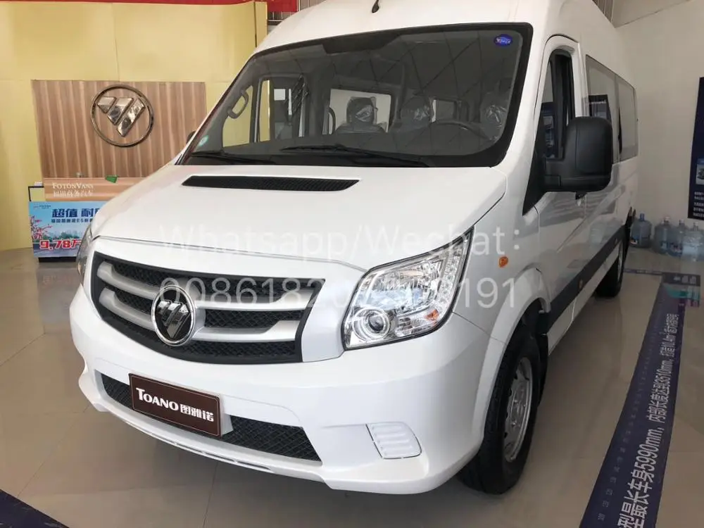  Дизельная модель FOTON TOANO 2018 9-17 сидений двигатель Cummins мини-автобус для