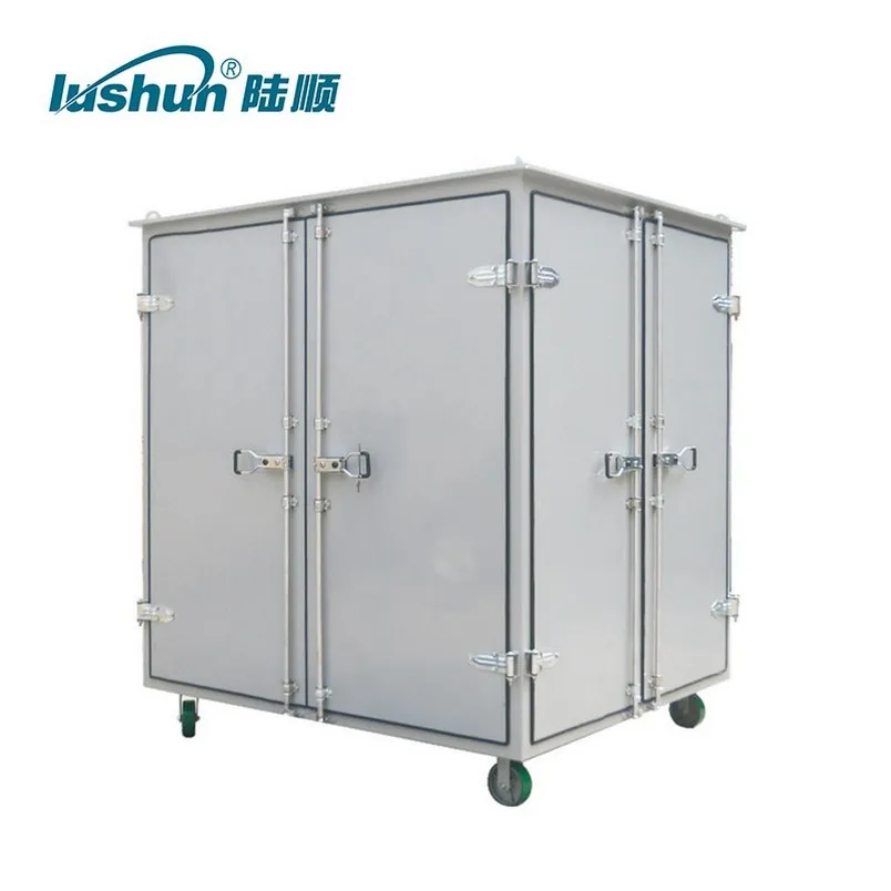LUSHUN Brand Vacuum Explosion-proof Type Mobile Type Lubricating Oil Purifier Machine