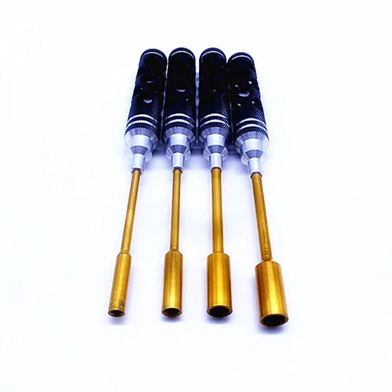 4 Pcs Steel Screwdriver Set Socket Driver Wrench for rc hobby  Nut driver Spinner Drivers DIY Hand Tools