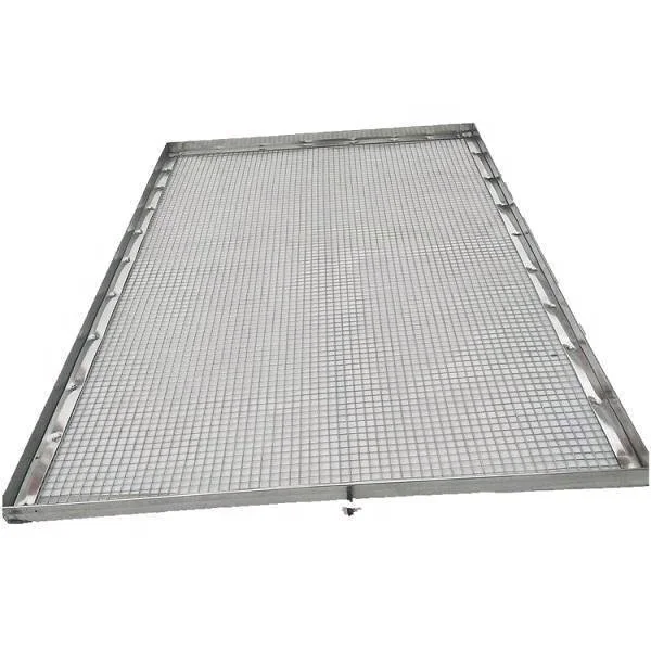 Customized 304 Stainless steel wire mesh tray for drying the fruit