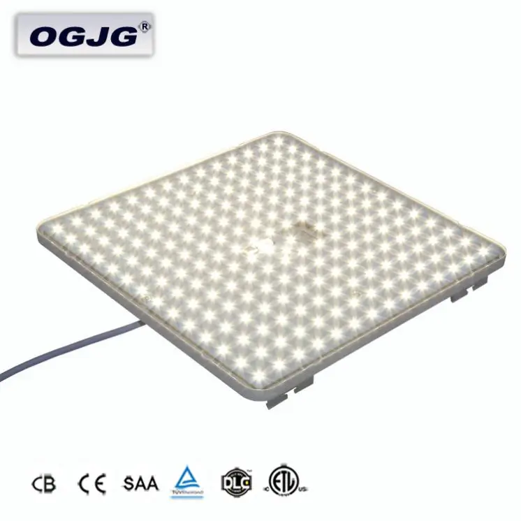 School dormitory 300*300mm on-off dimming ip44 panel light internet cafe remote control diode flicker-free ceiling light