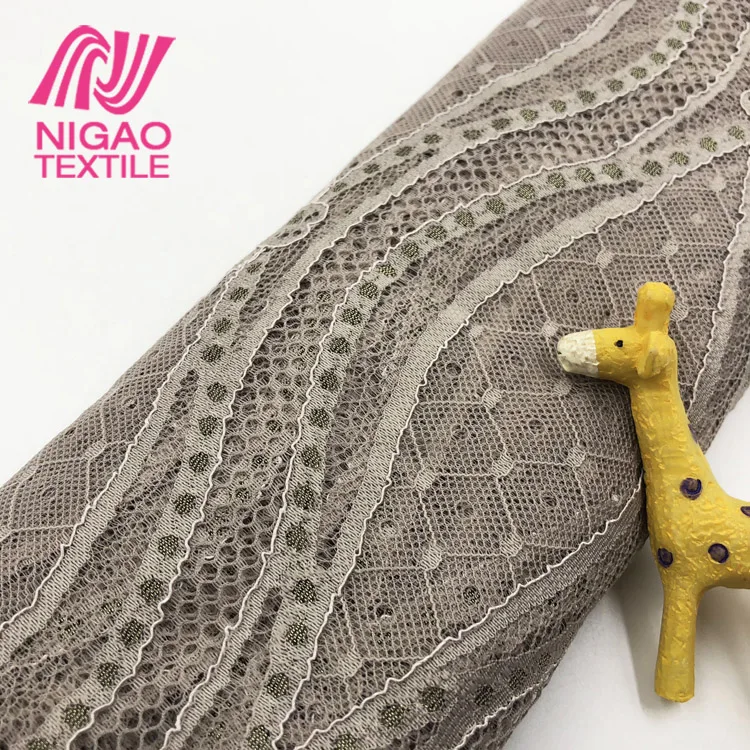 
Customized Romantic style wedding tulle lace flower pattern lace fabric for dress 