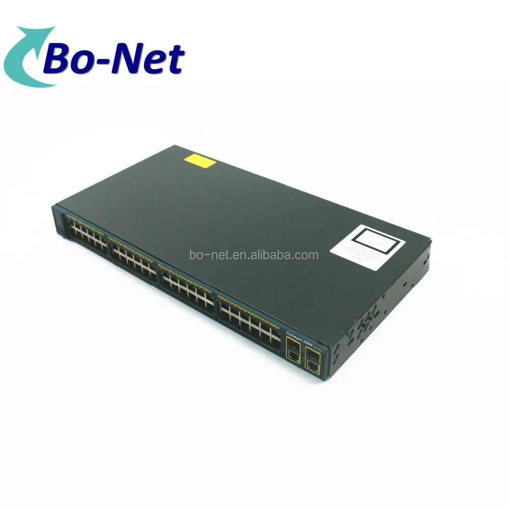 Оригинальный CISCO WS-C2960-48TC-L 48 портовый коммутатор управляемый сетевой коммутатор C2960 серии проходят тест