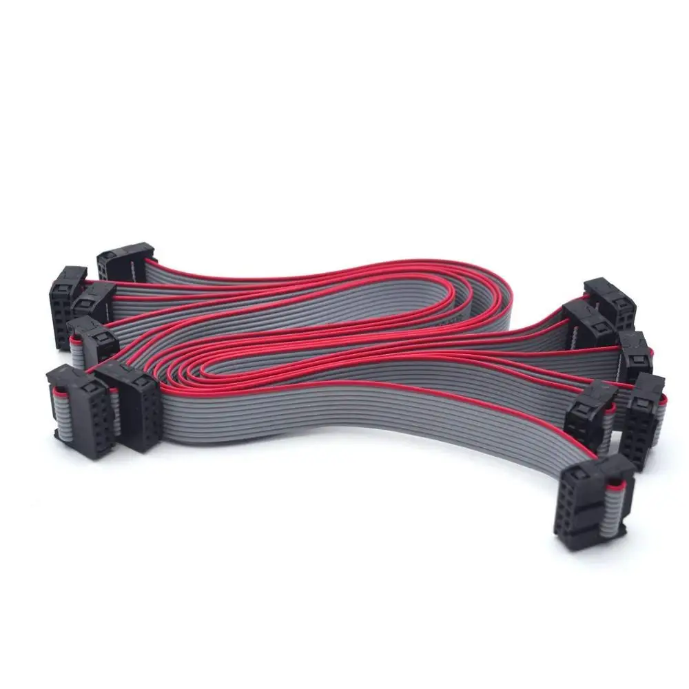 
10 Pin 2x5 Socket 1.27mm IDC (SWD) Cable-150mm Long 