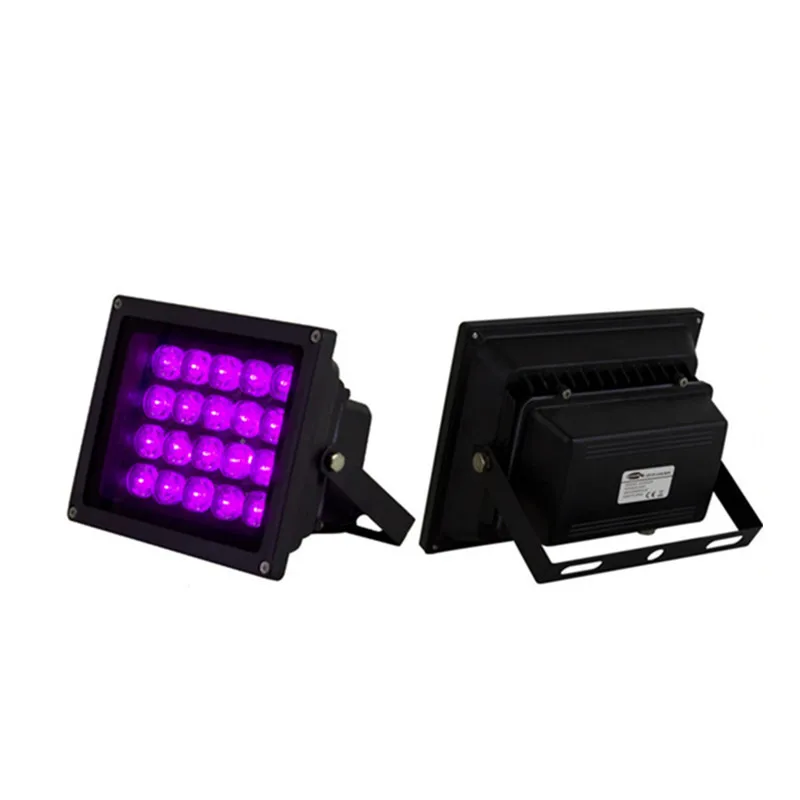 With Plug Curing Black Light 405MN 385NM 395NM 365NM UV Black Light 10W 20W 30W 200W 50W 100W LED UV Flood Light