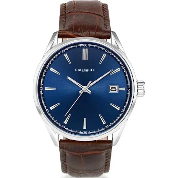 Популярные пользовательские логотип Sunburst циферблат японский движение водонепроницаемый кварцевые часы