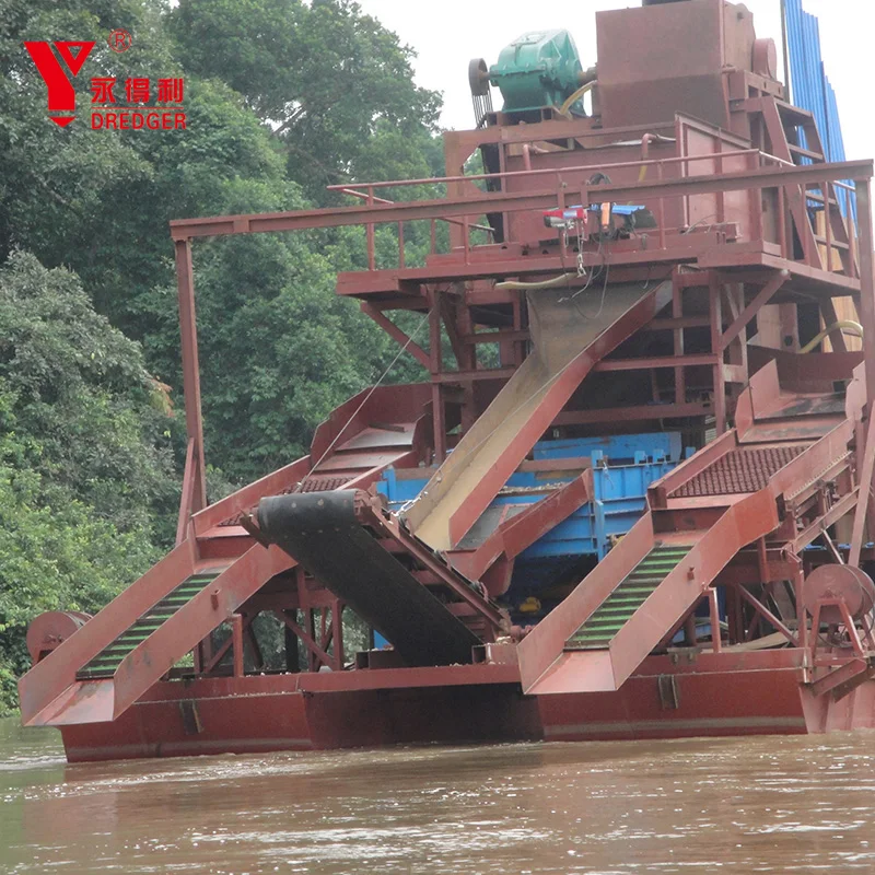 200m3/h, dredge depth 35m, Bucket Chain Sand Dredger Sales Price