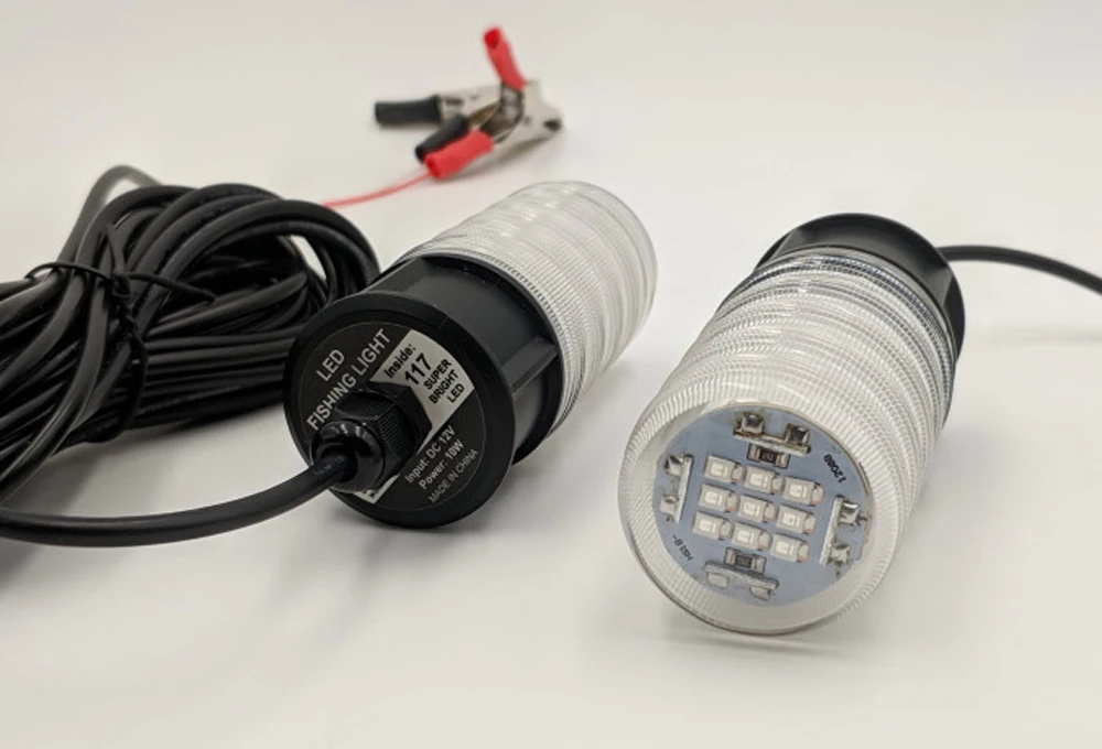 Attracts Fish DC12V 10W Fishing Led Light LED Underwater Night Fishing Light