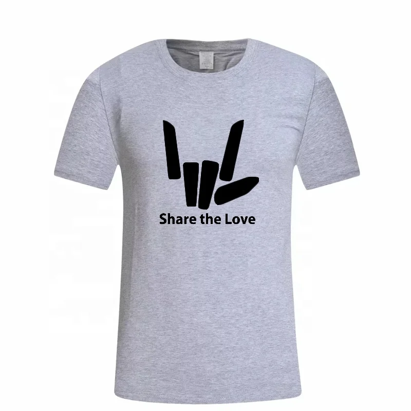  2021 мужские недорогие футболки с принтом love gesture на заказ