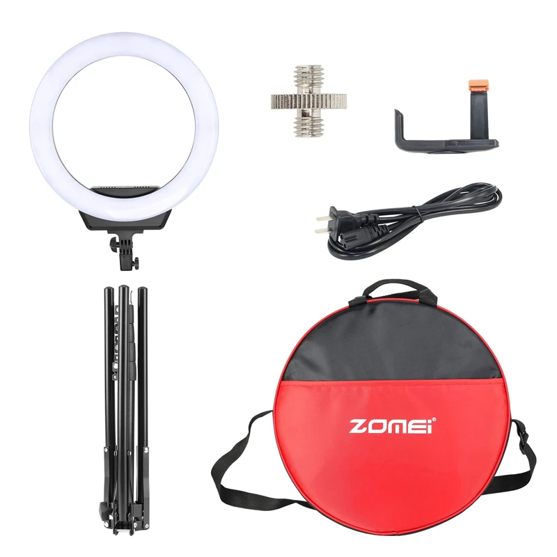 Светодиодная панель для световое кольцо для цифрового однообъективного зеркального фотоаппарата, макияж, 16 дюймов круг видеокамера световая лампа