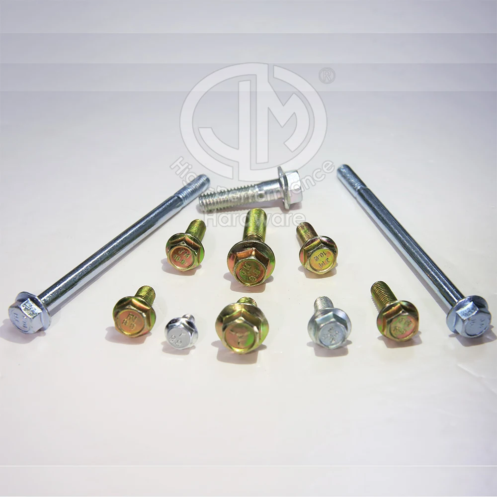 Din 6921 Titanium M11 M6 12 Point Flange Bolt Half Thread