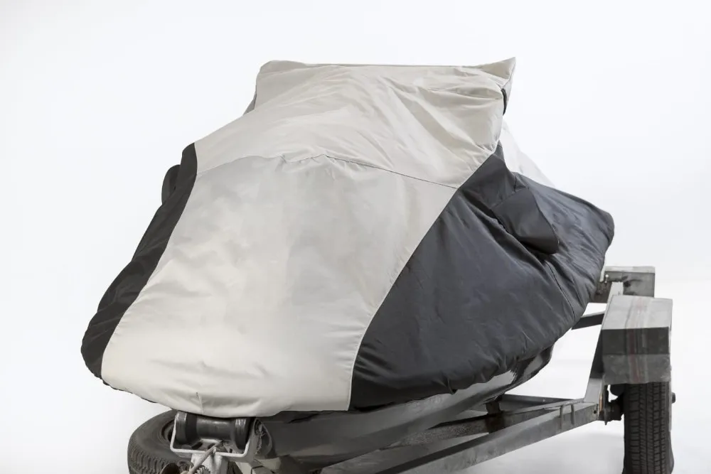 Accessories 600D Polyester Yarn-dyed fabric Waterproof Trailerable Runabout Boat Cover Jet Ski cover