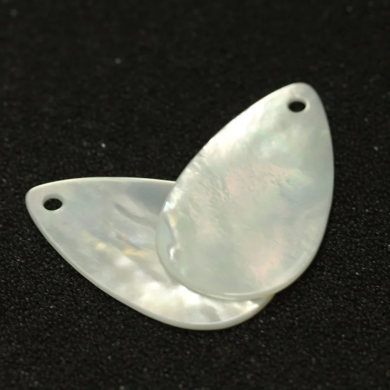 Customize various sizes white shell pear drop shape mother of pearl for jewelry pendant