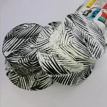 High Quality Custom line cotton holiday beach bucket hat