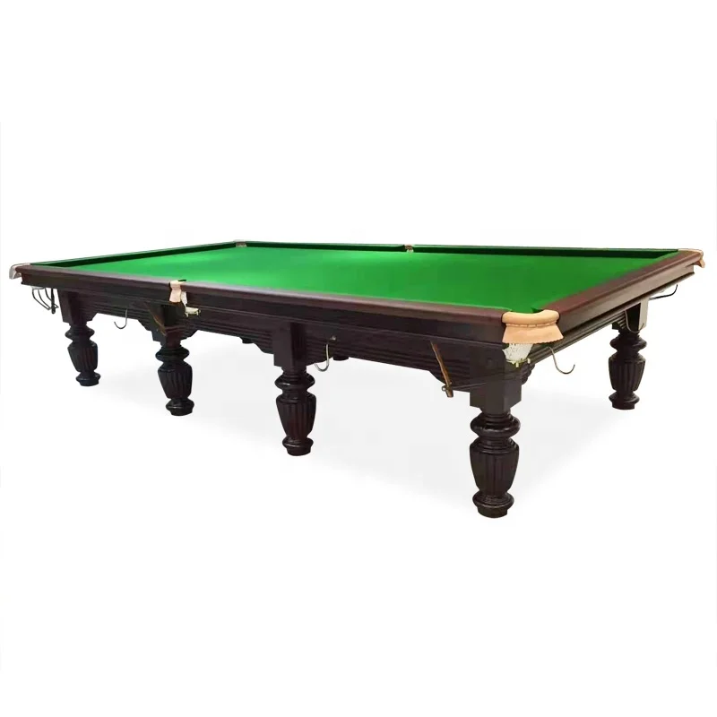 International standard solid wood material snooker table 12 feet x 6 feet