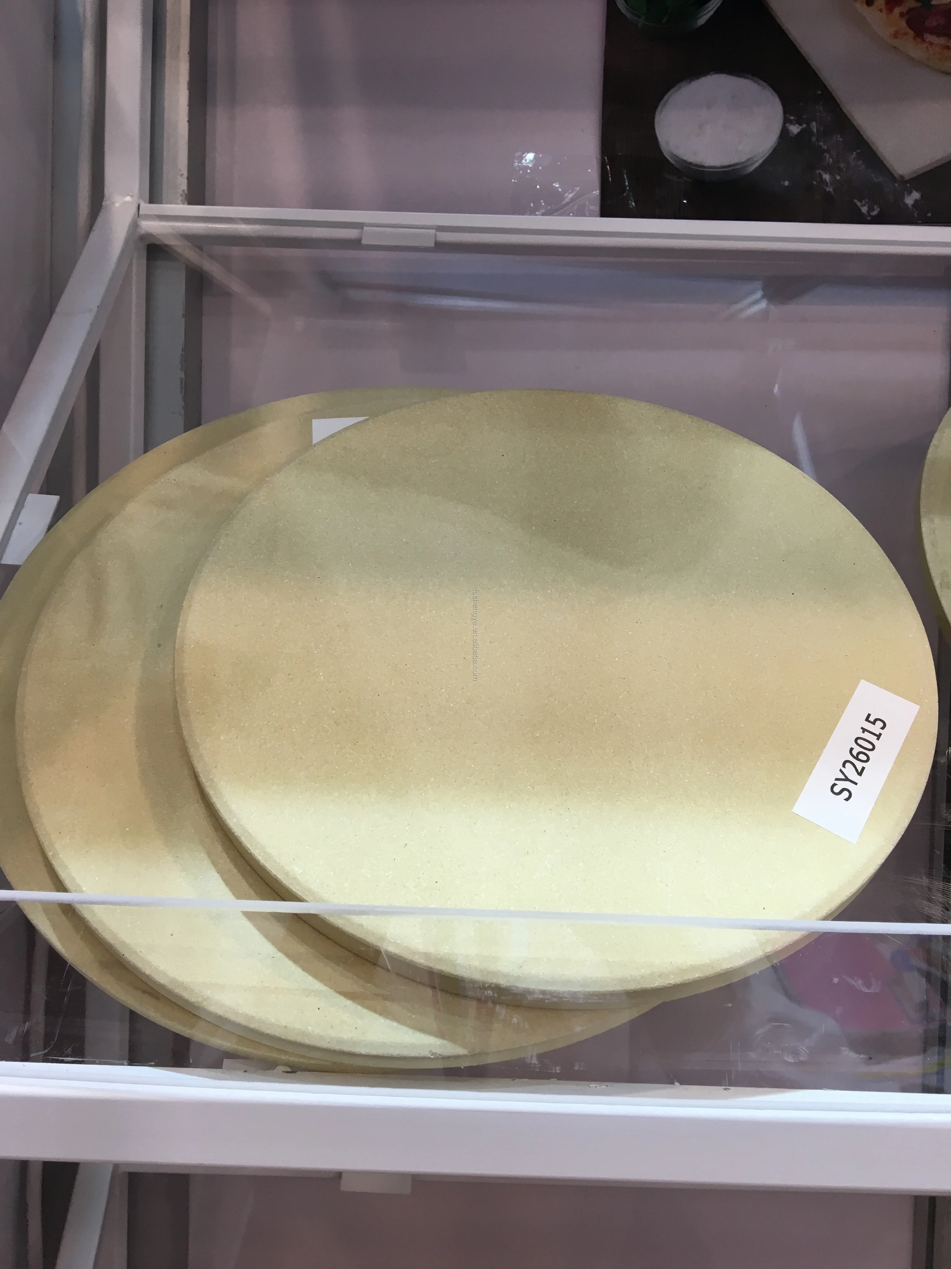 12 inch Round Pizza stone for home oven or BBQ grill with LFGB certificate